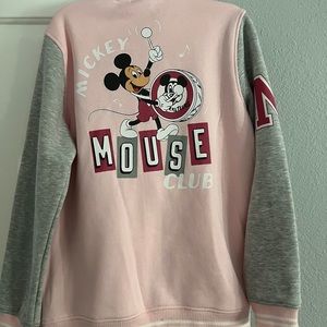 Disney Mouseketeer, pink letterman jacket